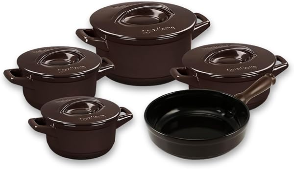 Conjunto Panelas de Cerâmica Duo + Smart Ceraflame 5 Pçs