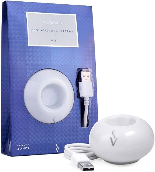 Difusor Aromatizador Elétrico USB Via Aroma
